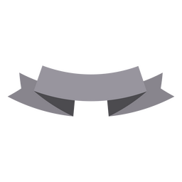 Ribbon Flat Grey PNG & SVG Design For T-Shirts
