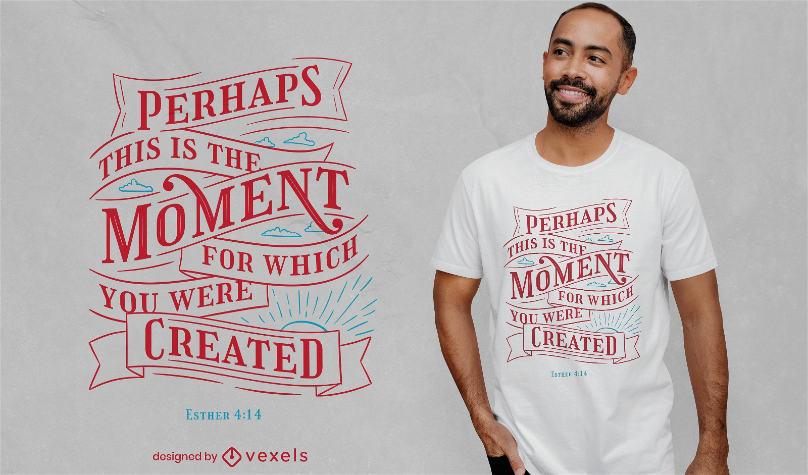 Das Moment-Zitat-T-Shirt-Design