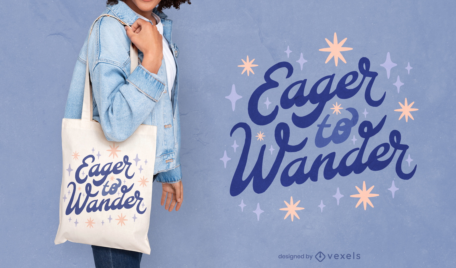 Diseño de bolso tote Wanderlust