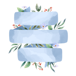 Design Png E Svg De Flor Aquarela De Fita Delicada Para Camisetas