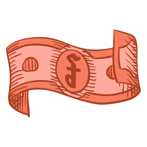 Riel bill financia icono de moneda Diseño PNG