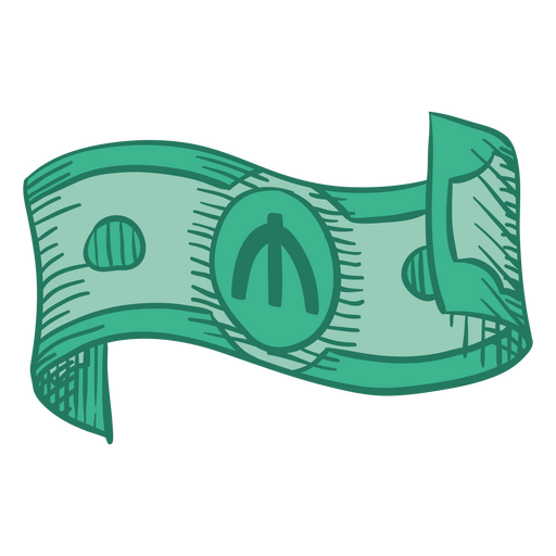 Manat bill financia icono de moneda Diseño PNG
