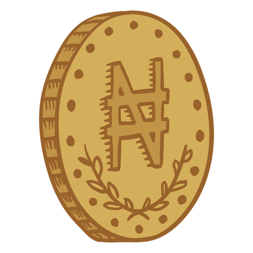 Business finances naira coin color stroke icon PNG Design