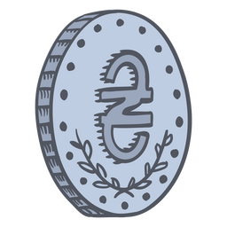 Business finances hrvynia coin color stroke icon PNG Design Transparent PNG