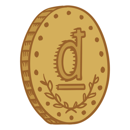 Icono de trazo de color de moneda de dong de finanzas comerciales Diseño PNG