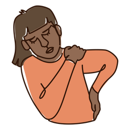 Kranke ununterbrochener Linienkrampf PNG-Design