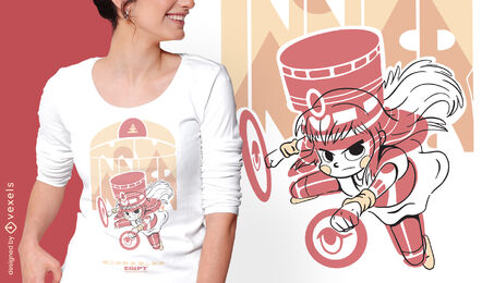 Diseño de camiseta de niño con escudos.