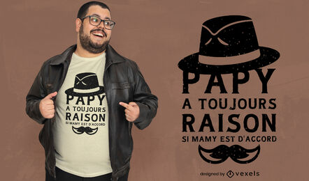 Großvater lustiges Zitat T-Shirt Design