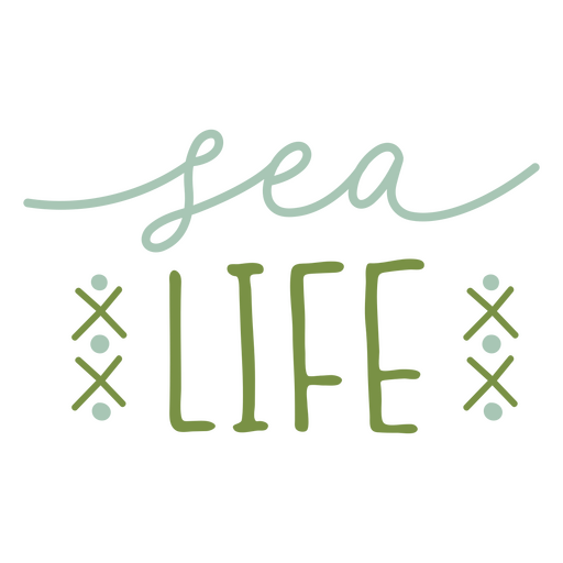 Sea life ocean home quote sentiment PNG Design