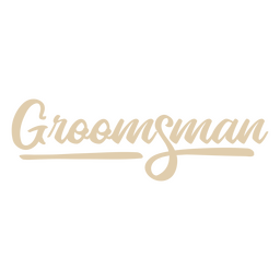 Groomsman-Hochzeits-Zitat-Stimmung PNG-Design