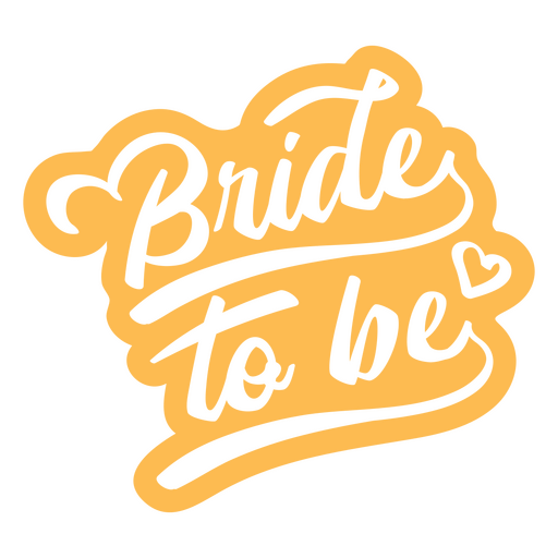 Bride to be wedding cut out quote PNG Design