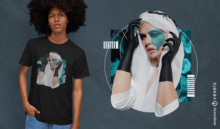 Venus goddess woman psd t-shirt design