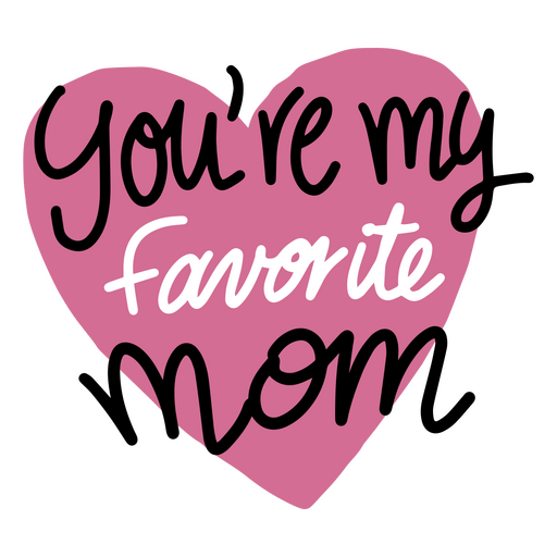 Funny cute Mother's day quote badge PNG Design