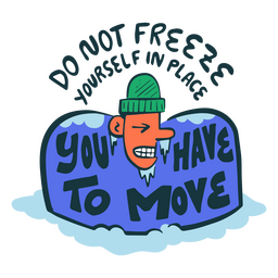 You have to move self worth quote badge PNG Design