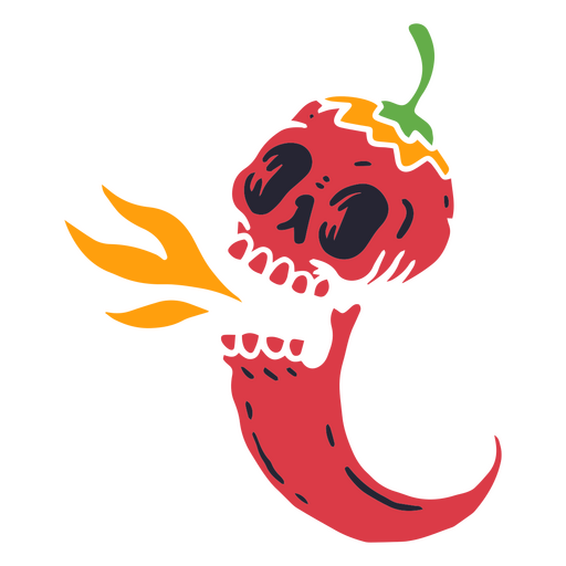 ícone de pimenta cinco de maio Desenho PNG