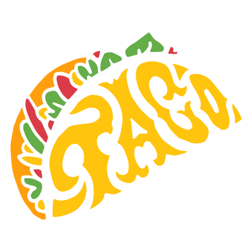 ícone de taco de cinco de maio Desenho PNG