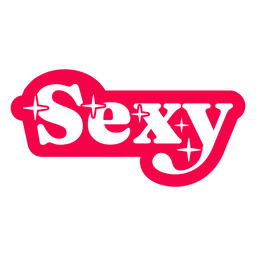 Sexy Hochzeit ausgeschnittenes Zitat PNG-Design