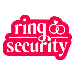 Ring Sicherheit Hochzeit Zitat ausgeschnitten PNG-Design