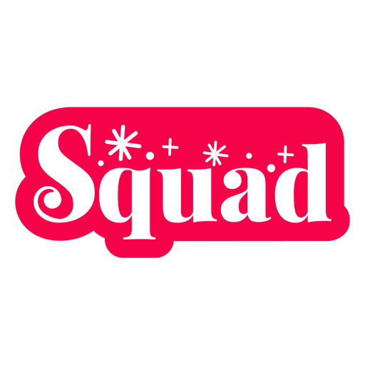 Squad wedding cut out quote PNG Design