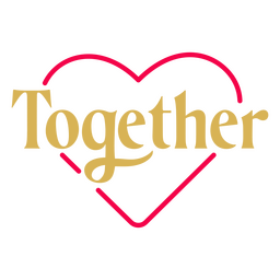 Hochzeit zusammen zitieren Stimmung PNG-Design