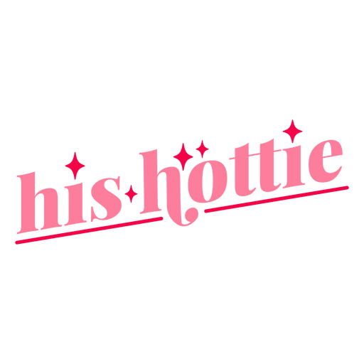 Wedding his hottie quote sentiment PNG Design