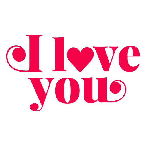 Wedding love you quote sentiment PNG Design