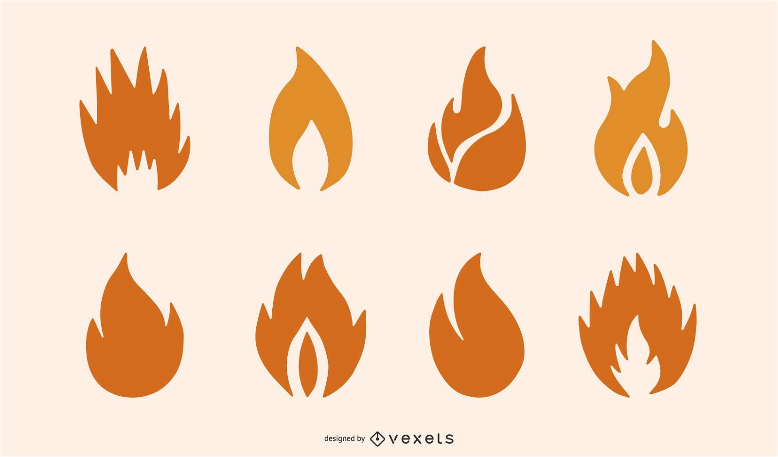 Elementos de design de fogo