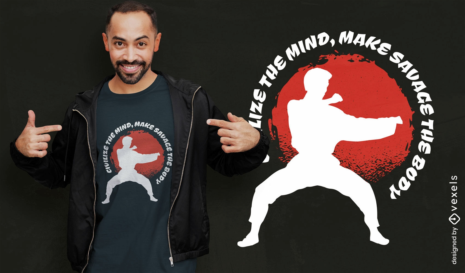 Martial arts quote t-shirt design