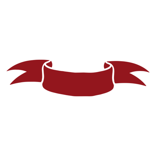 Band rot ausgeschnitten PNG-Design