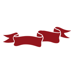 Bänder rot ausgeschnitten PNG-Design