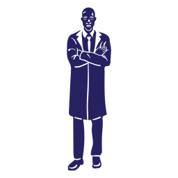 Los médicos cortan al hombre de pie Diseño PNG