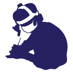 Arzt-Silhouette-Chirurg PNG-Design