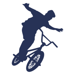 bicicleta silhueta bmx Desenho PNG
