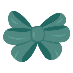 Bow glossy green PNG Design Transparent PNG