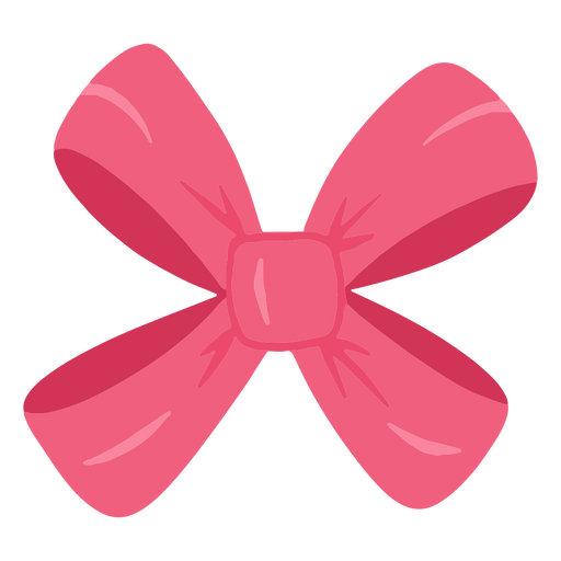 Fliege glänzend rosa PNG-Design