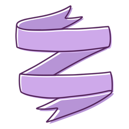 Cinta de trazo de color simple Diseño PNG