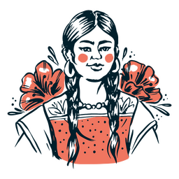 Cinco de maio mulher natureza pessoas Desenho PNG
