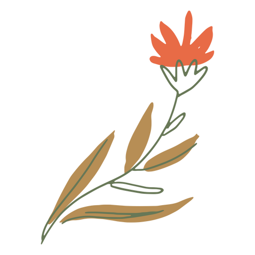 ícone de flor cinco de maio Desenho PNG