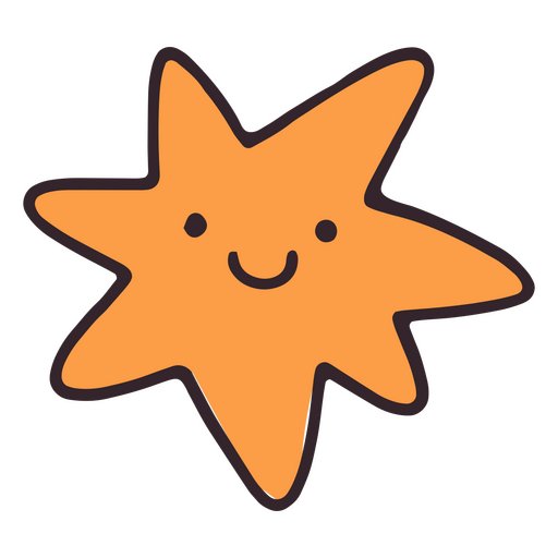 Self esteem star cute icon PNG Design