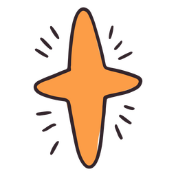 Self esteem simple star cute icon PNG Design Transparent PNG