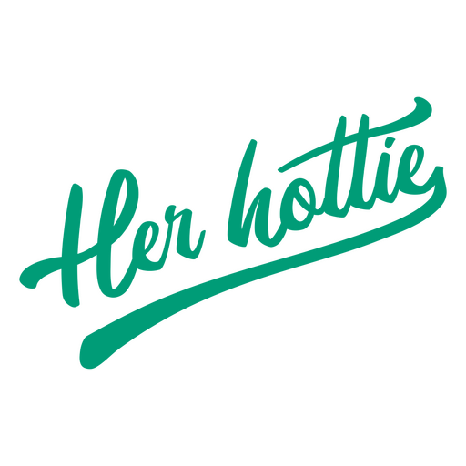 Ihr Hottie-Hochzeits-Zitatgefühl PNG-Design