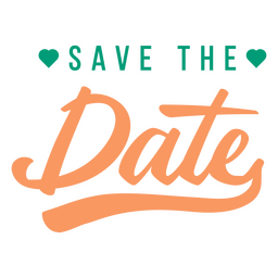 Salve a data sentimento de citação de casamento Desenho PNG