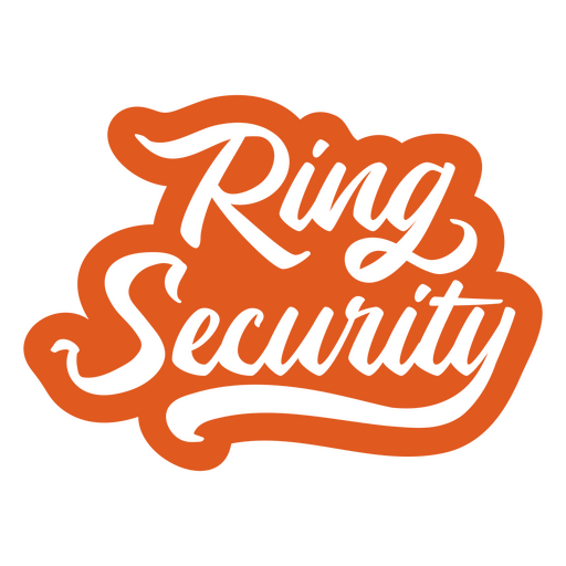 Ring Security cita de boda sentimiento recortado Diseño PNG