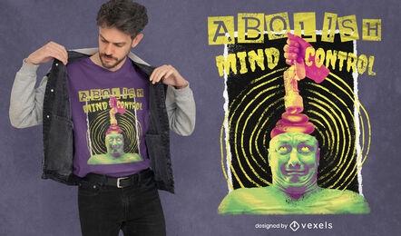 Mind control t-shirt design