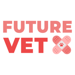 Distintivo de citação de futuro veterinário
