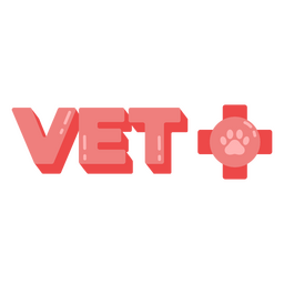Tier-Tierarzt-Zitat-Abzeichen PNG-Design