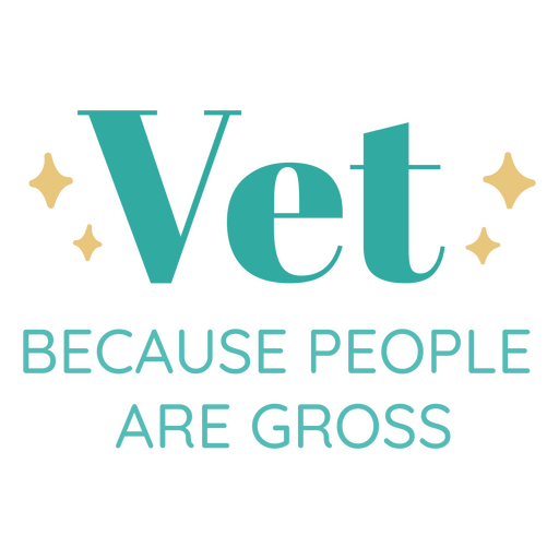 Citação veterinária anti-pessoas Desenho PNG