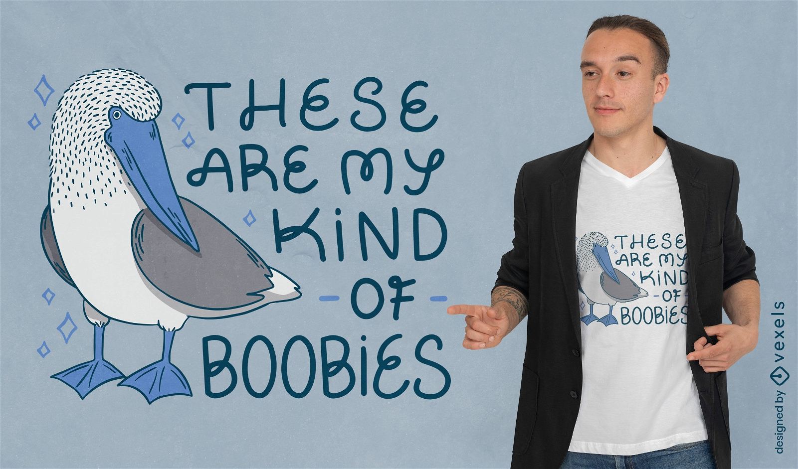 My kind of boobies funny t-shirt design