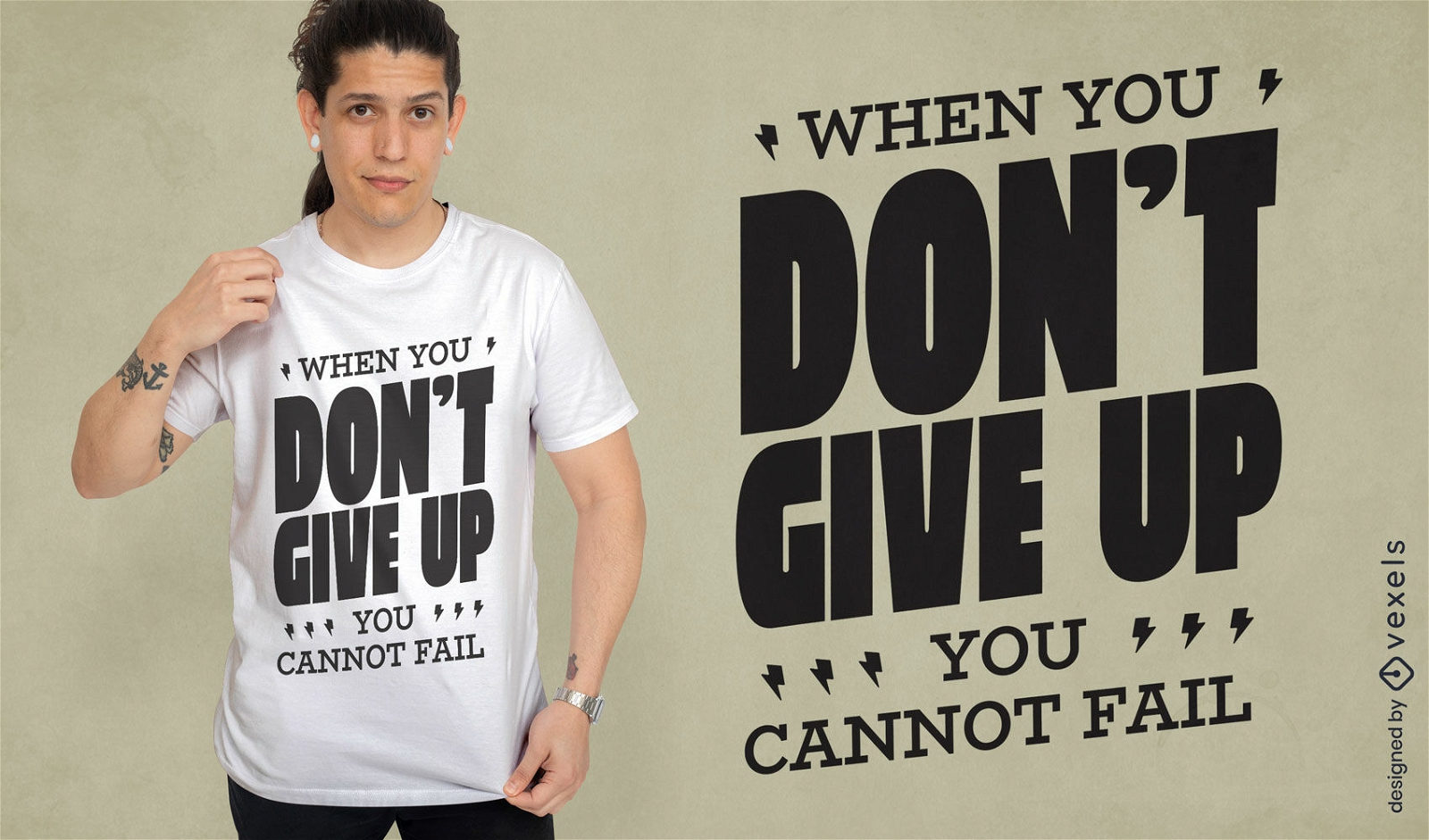 Do not give up motivational quote t-shirt design