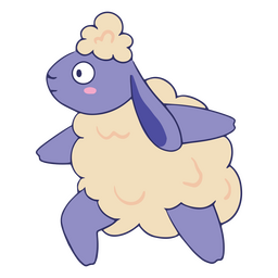 Guerreiro de ovelhas de desenhos animados de ioga Desenho PNG